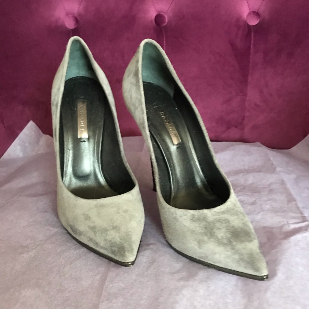 Casadei Gray Pumps